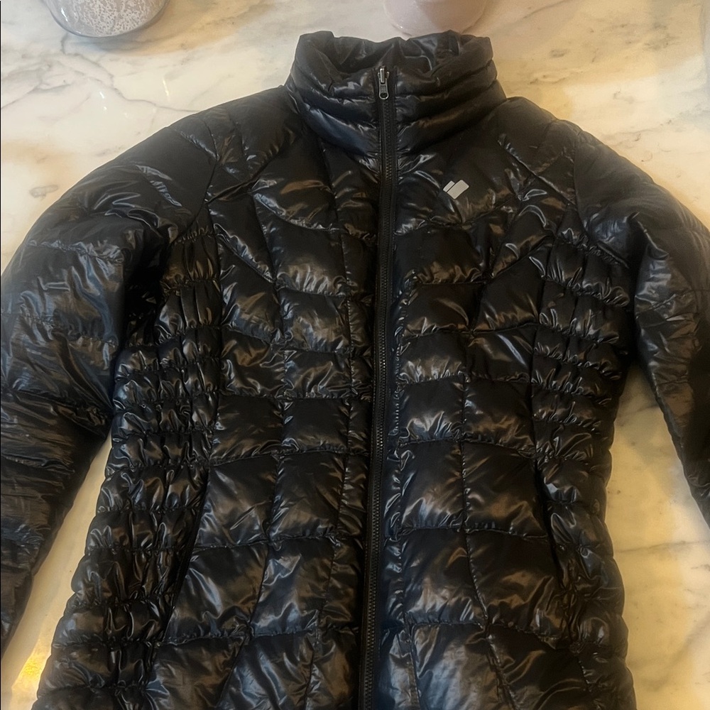 Obermeyer Women's Glossy Black Puffer Jacket